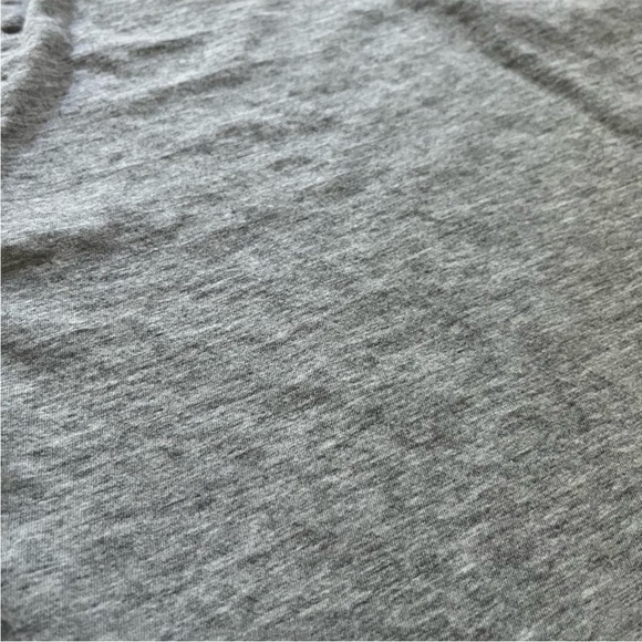 Vince Pima Cotton Essential V-Neck T-Shirt Heather Grey Size L - Picture 5 of 7